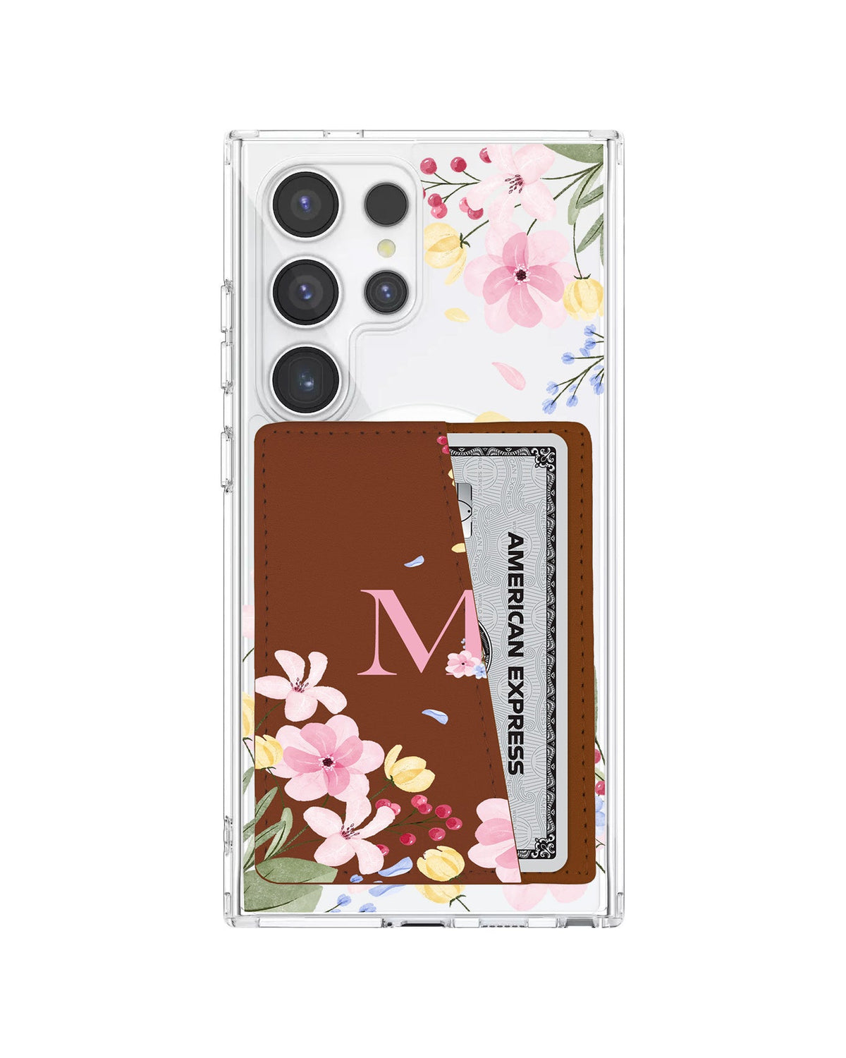 Android Leather Wallet Case - Flower Garden