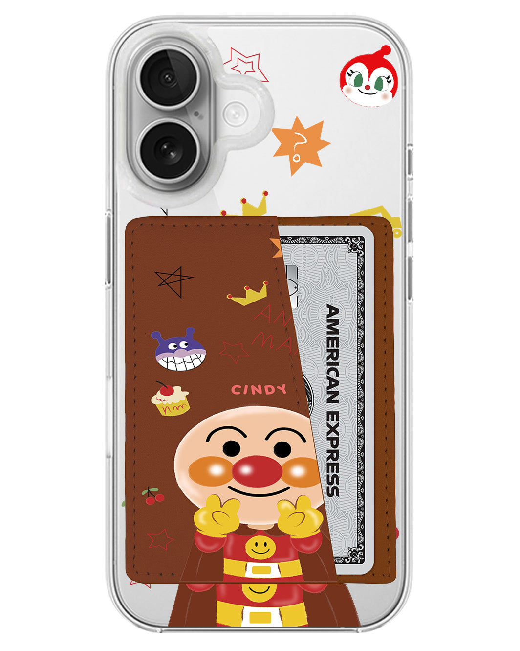 iPhone Leather Wallet Case - I'm Anpanman