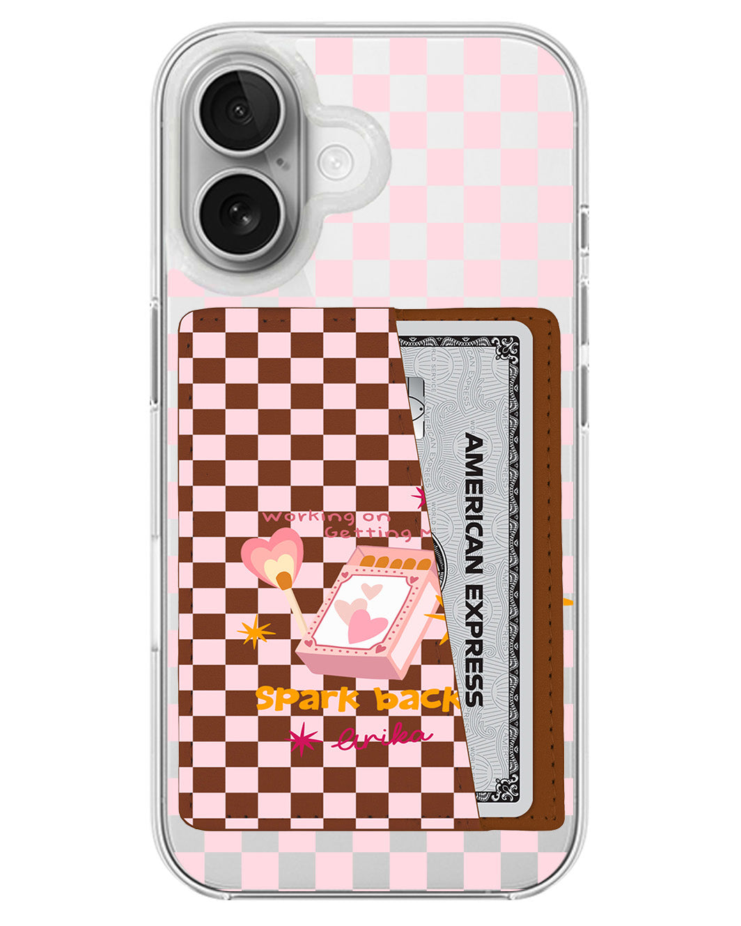 iPhone Leather Wallet Case - Inner Spark