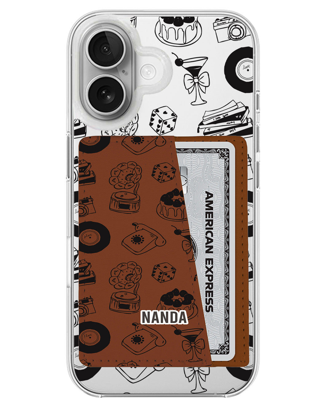 iPhone Leather Wallet Case - Sugar Rush