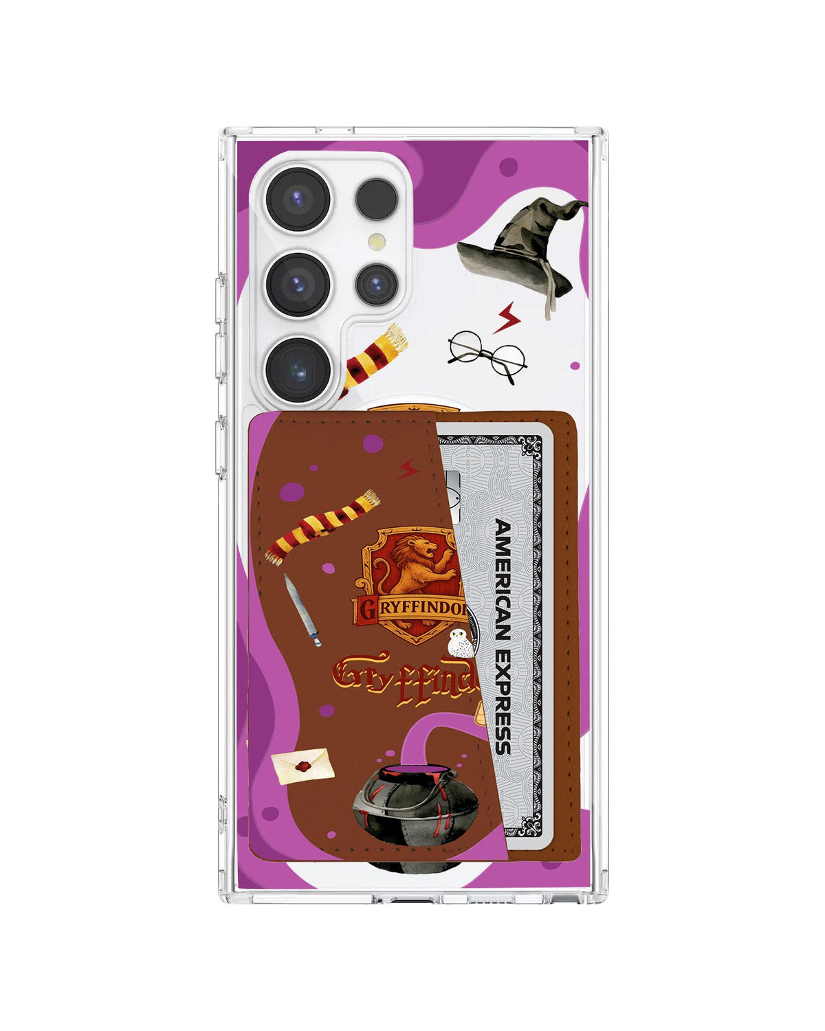 Android Leather Wallet Case - Gryffindor
