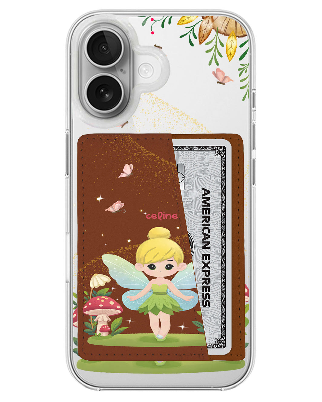 iPhone Leather Wallet Case - Fairy
