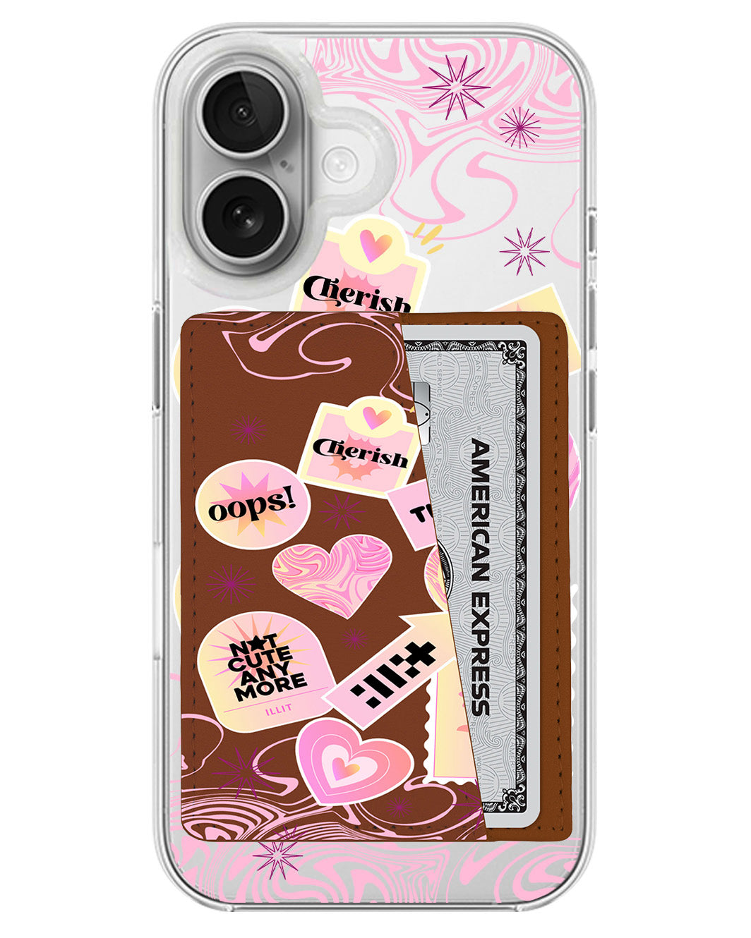 iPhone Leather Wallet Case - Illit