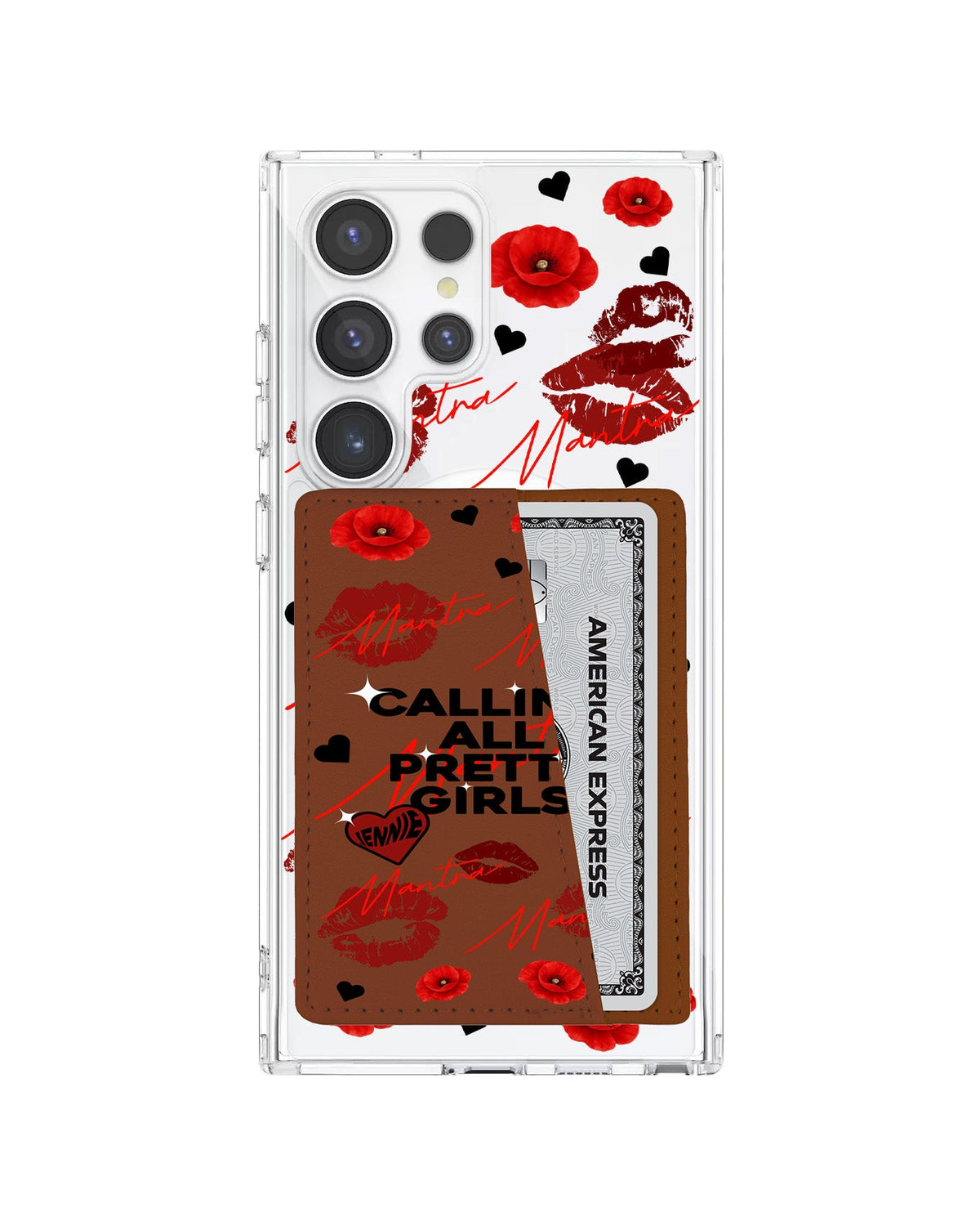 Android Leather Wallet Case - Jennie Pretty Girls