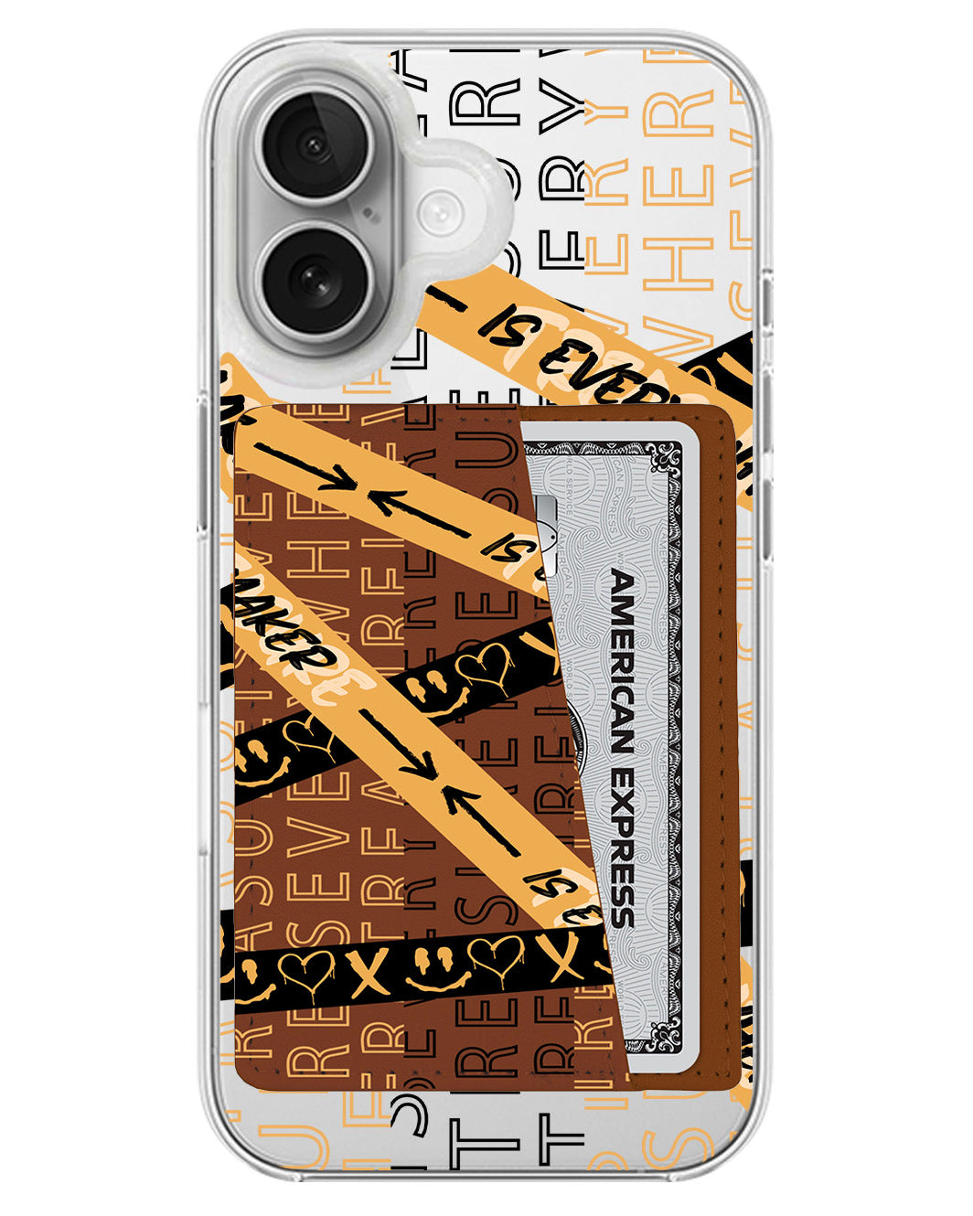 iPhone Leather Wallet Case - Treasure 2