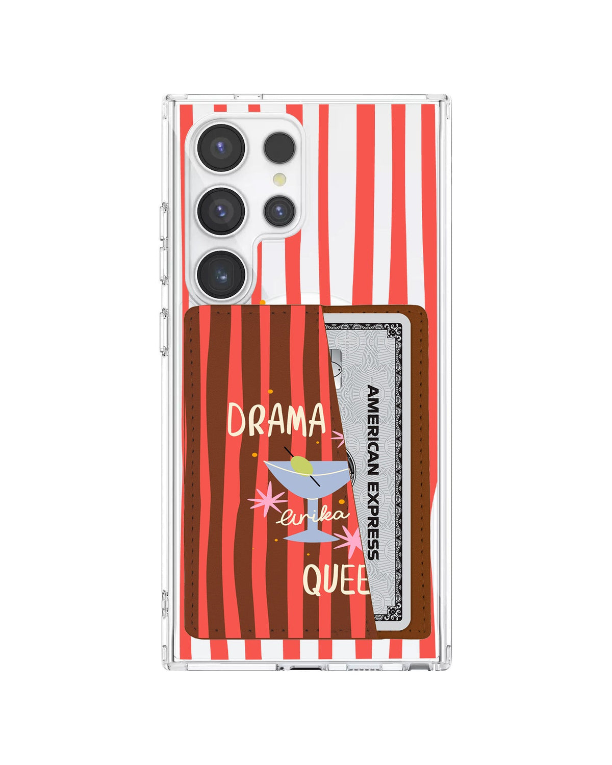 Android Leather Wallet Case - Drama Queen