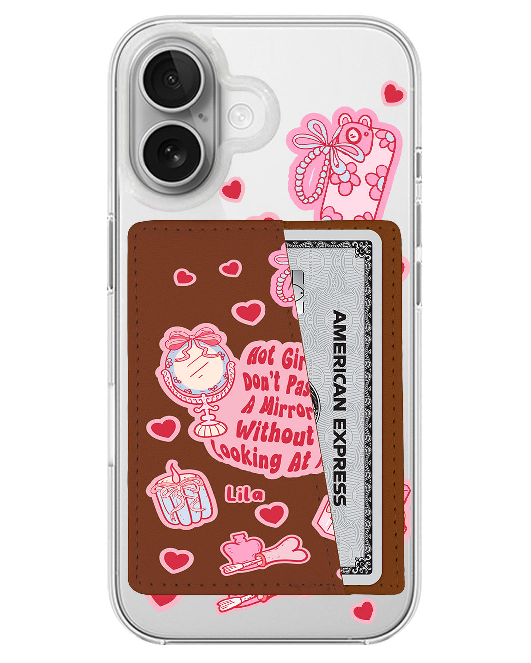 iPhone Leather Wallet Case - Self Confidence