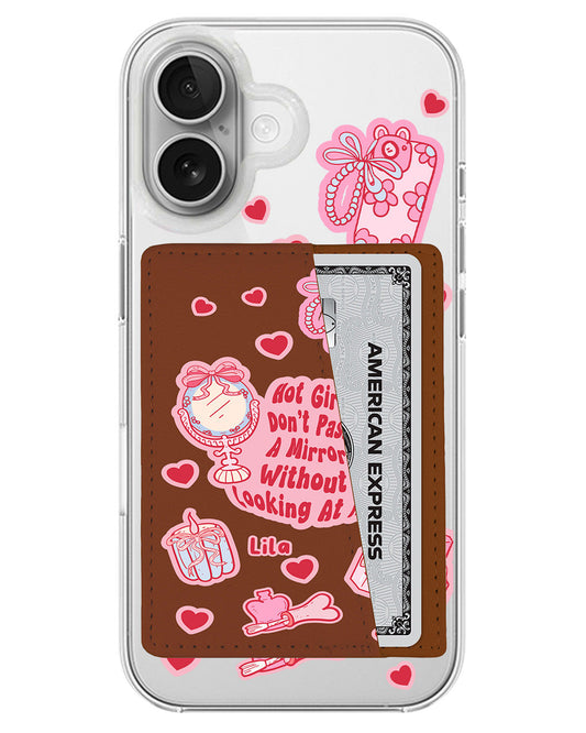 iPhone Leather Wallet Case - Self Confidence