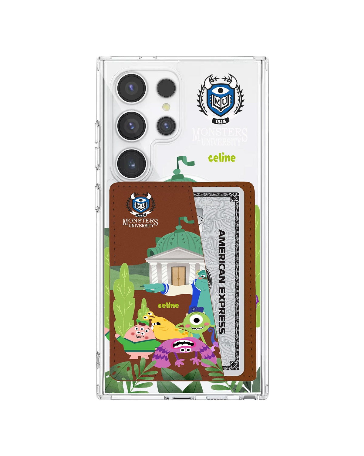 Android Leather Wallet Case - Monster University