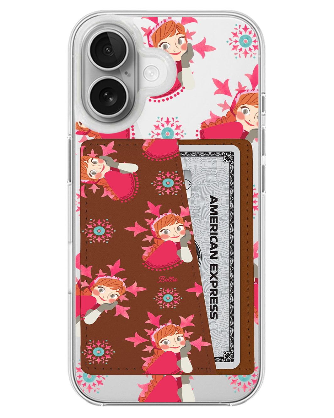 iPhone Leather Wallet Case - Anna