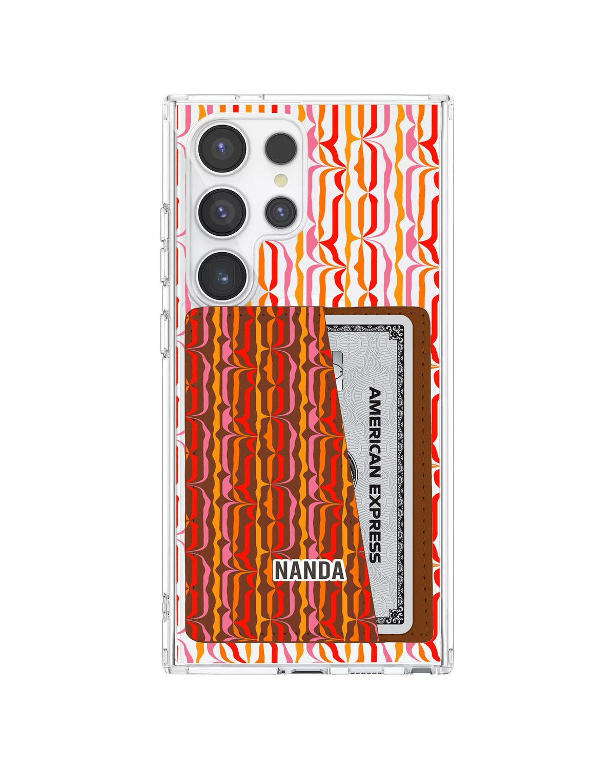 Android Leather Wallet Case - Sunset Groove