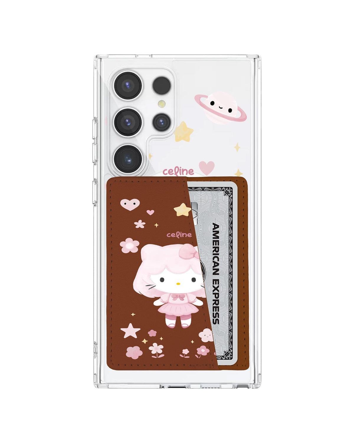 Android Leather Wallet Case - Hello Kitty