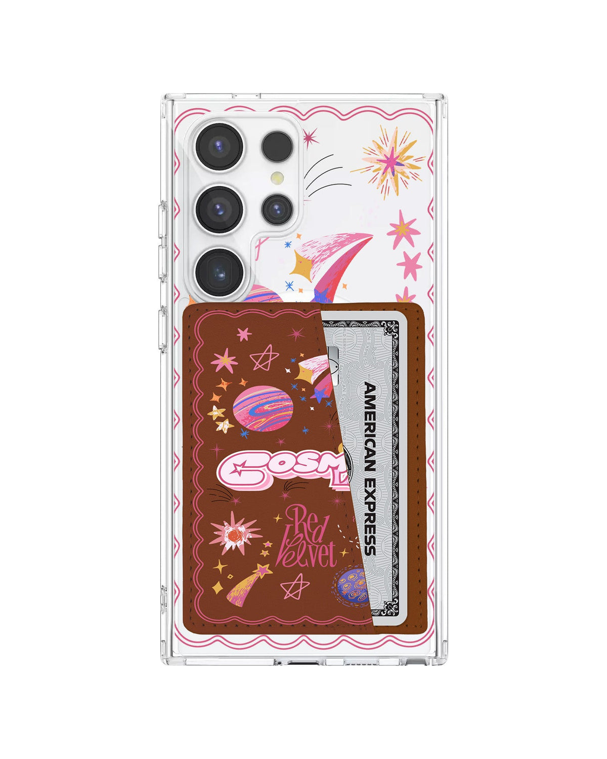 Android Leather Wallet Case - Red Velvet 1