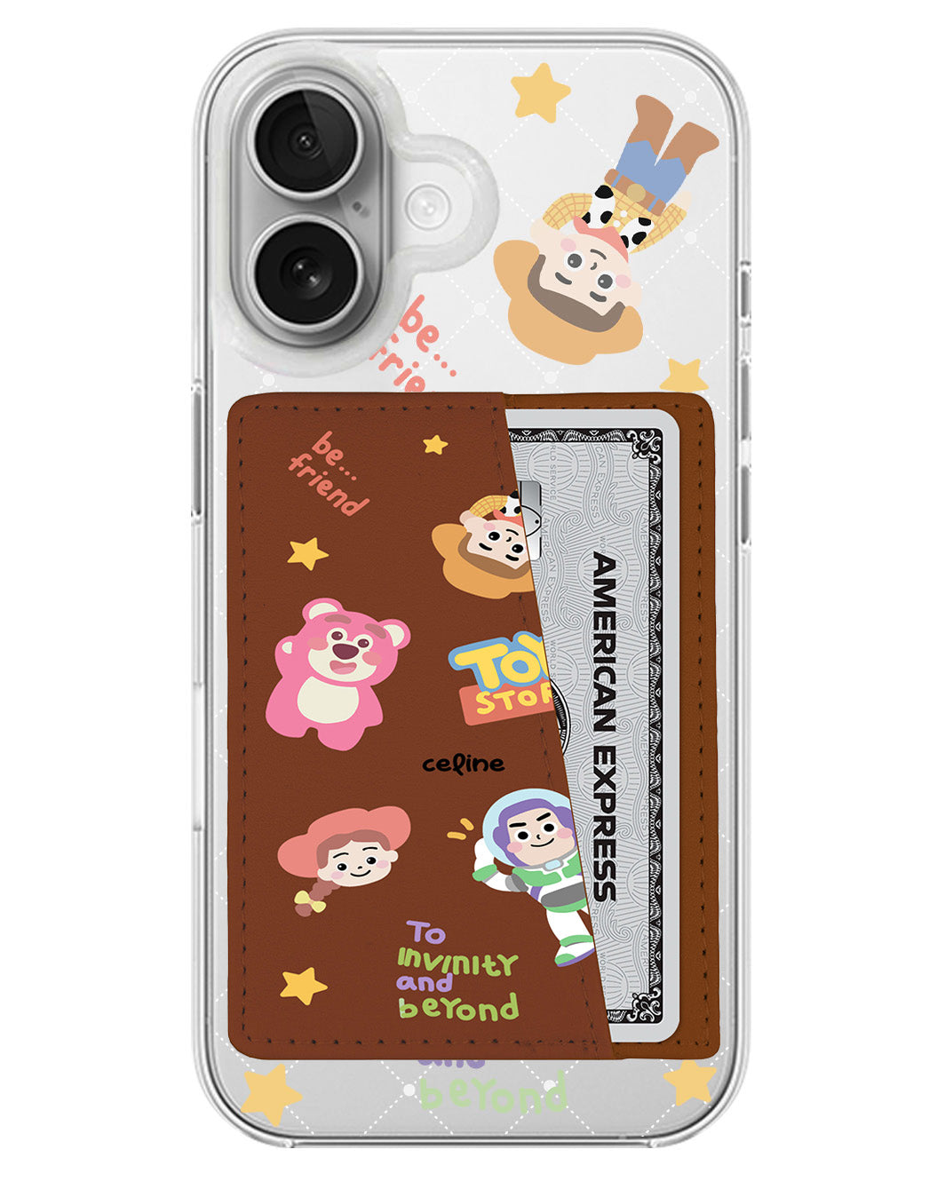 iPhone Leather Wallet Case - Toy Story 1