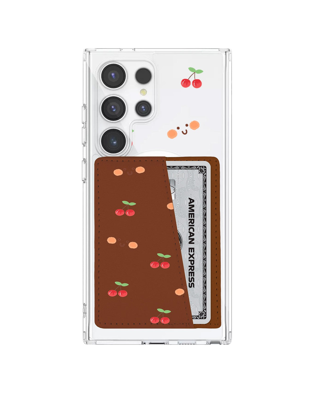 Android Leather Wallet Case - 8PM Cherry Up