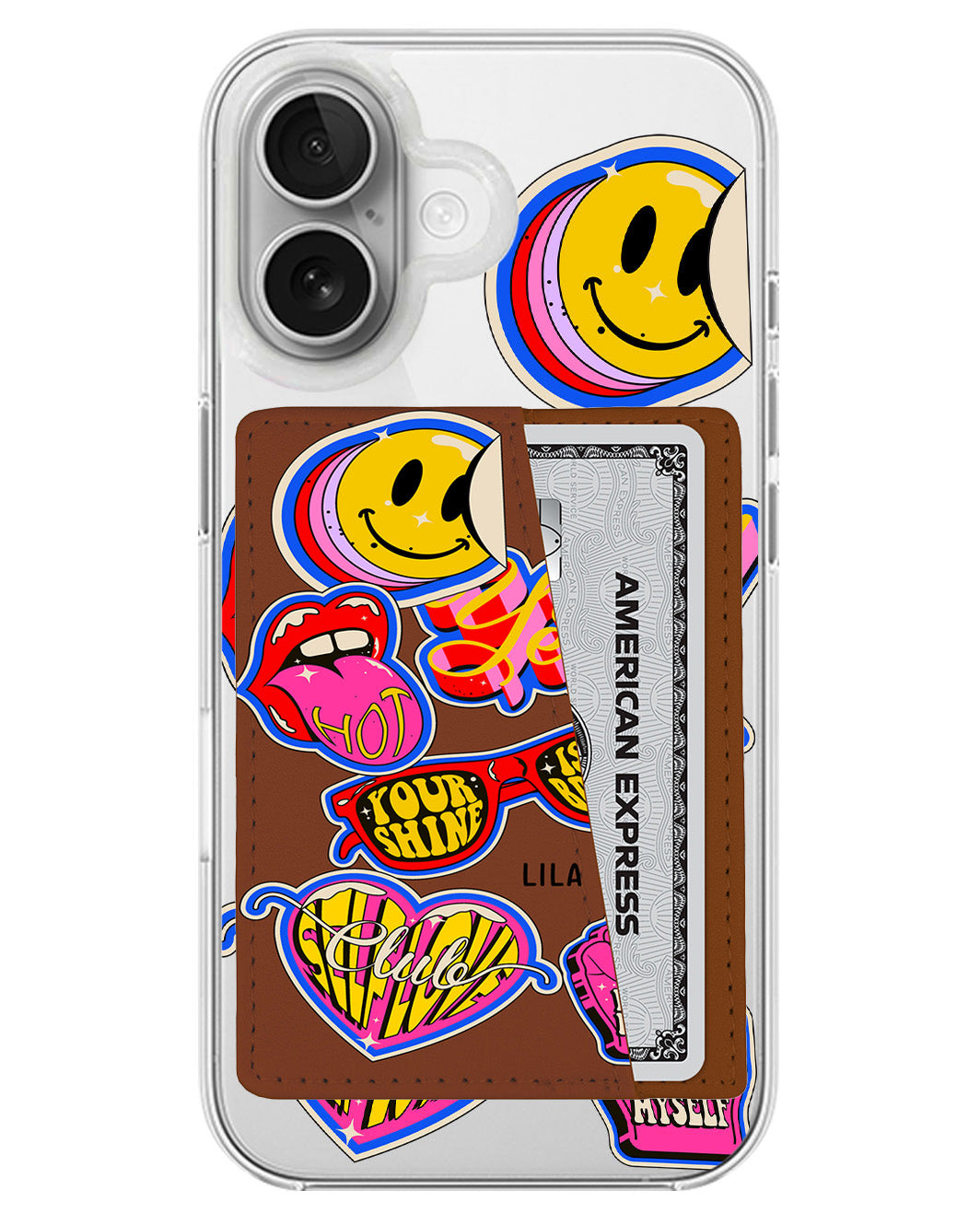 iPhone Leather Wallet Case - Hot Girl Energy