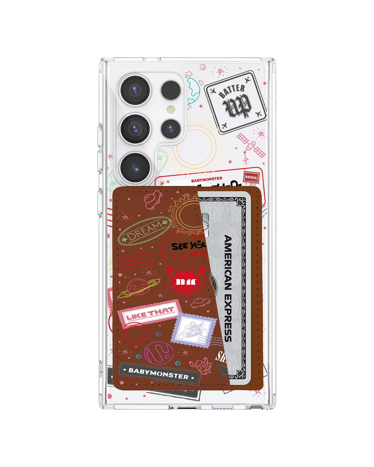 Android Leather Wallet Case - Babymon 2