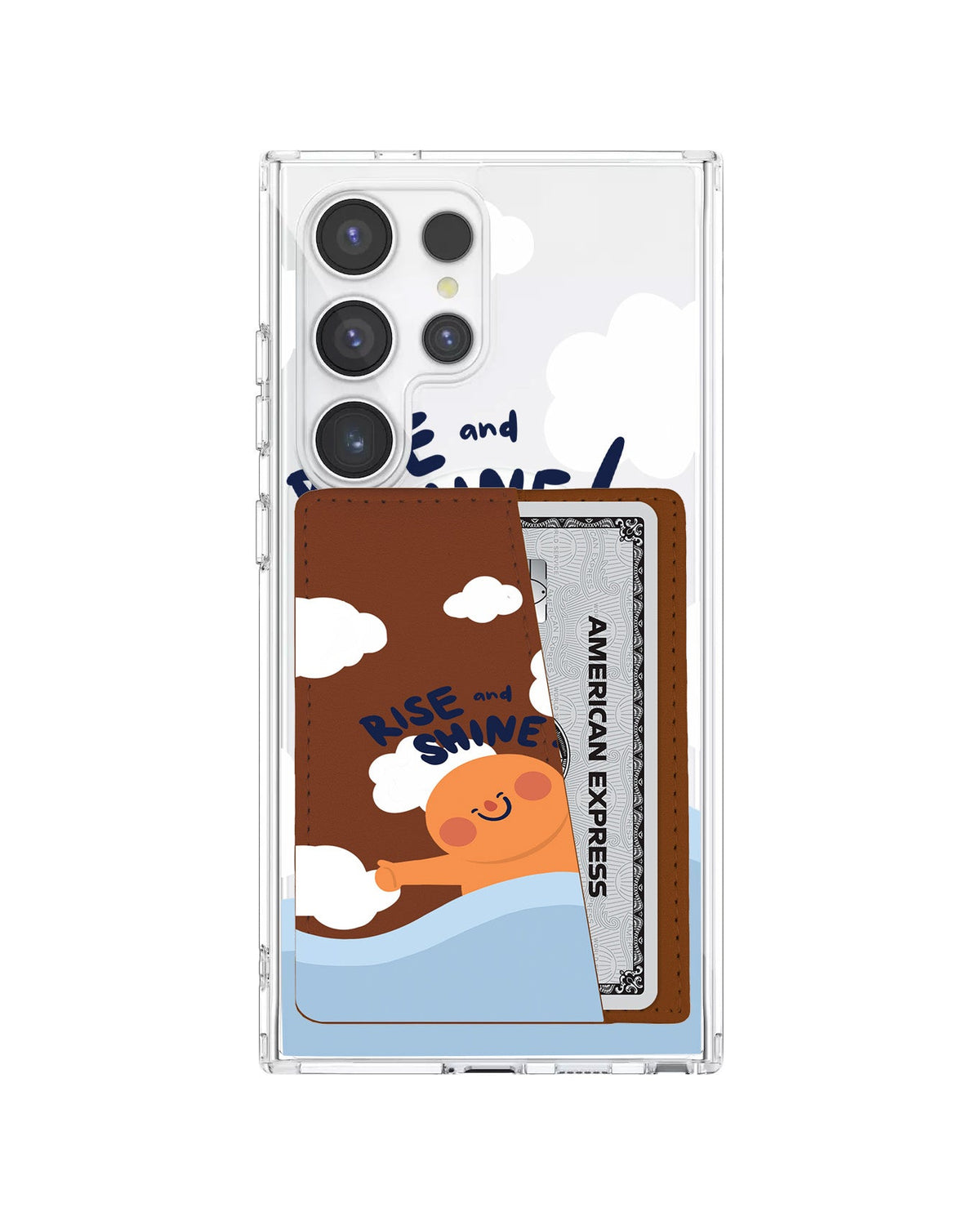 Android Leather Wallet Case - Rise And Shine