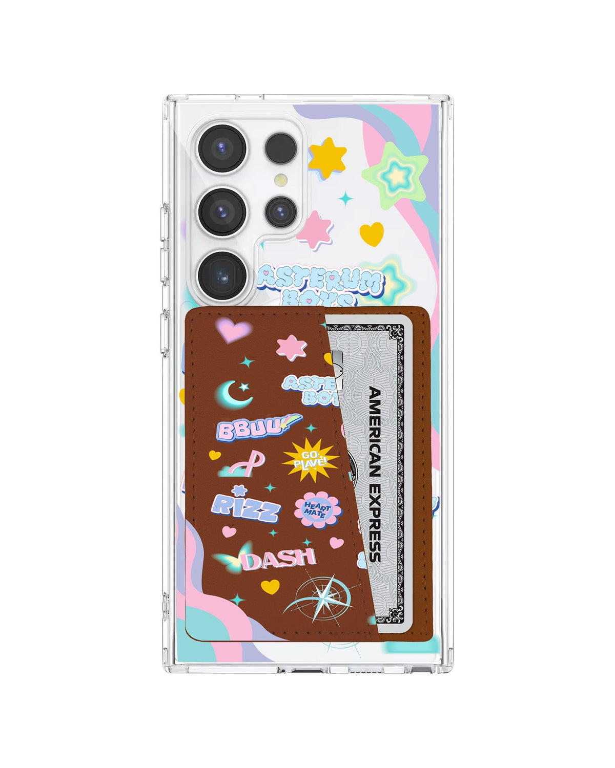 Android Leather Wallet Case - Plave