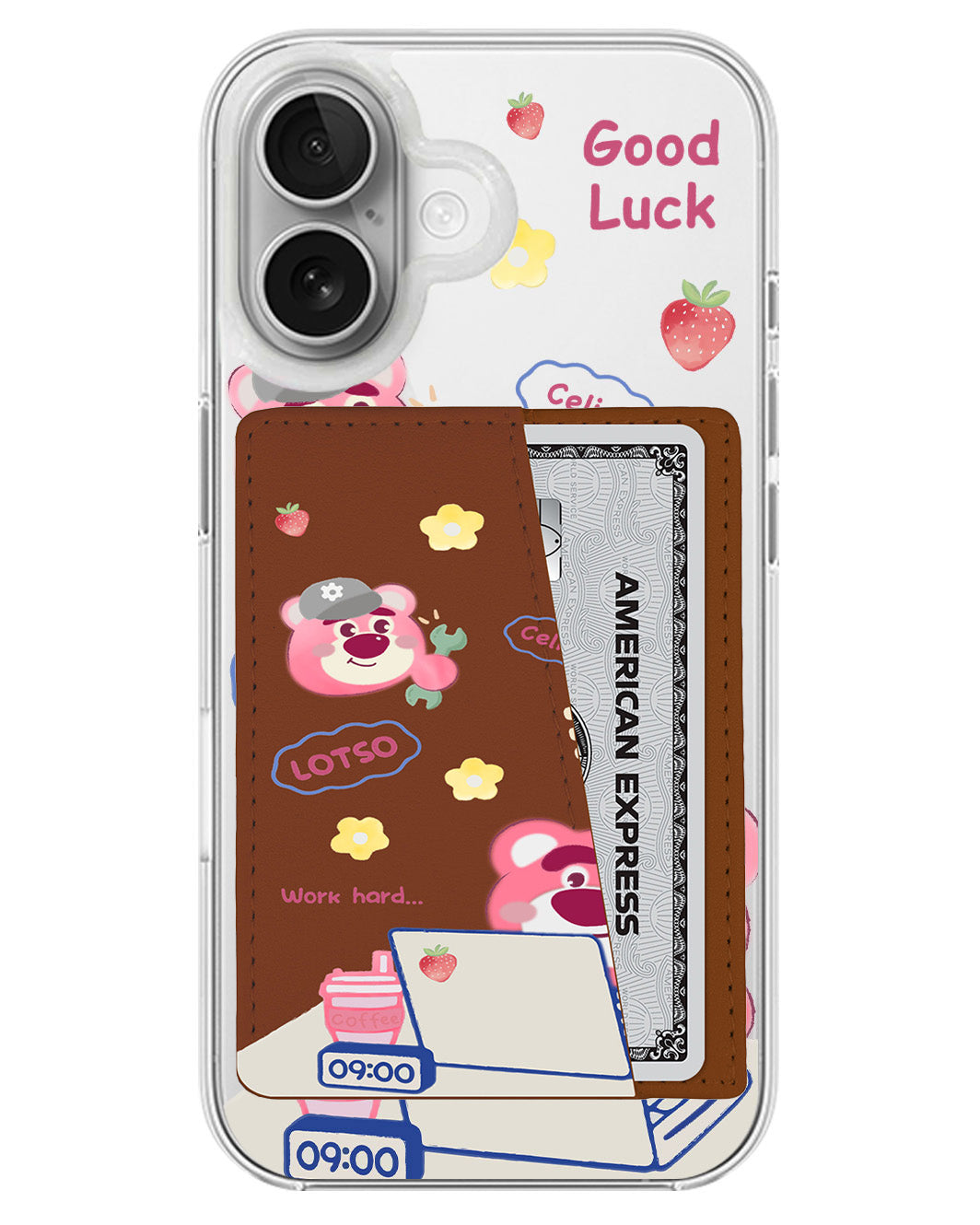 iPhone Leather Wallet Case - Lotso Work