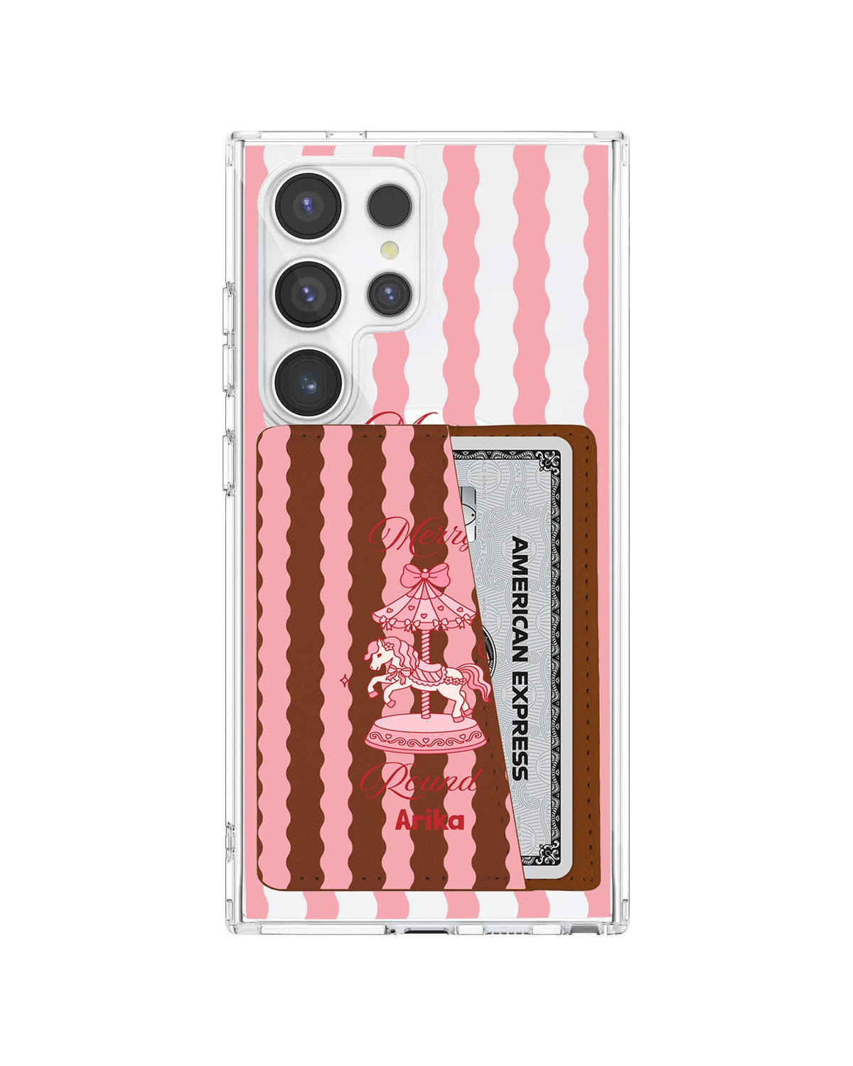 Android Leather Wallet Case - Merry Go Round