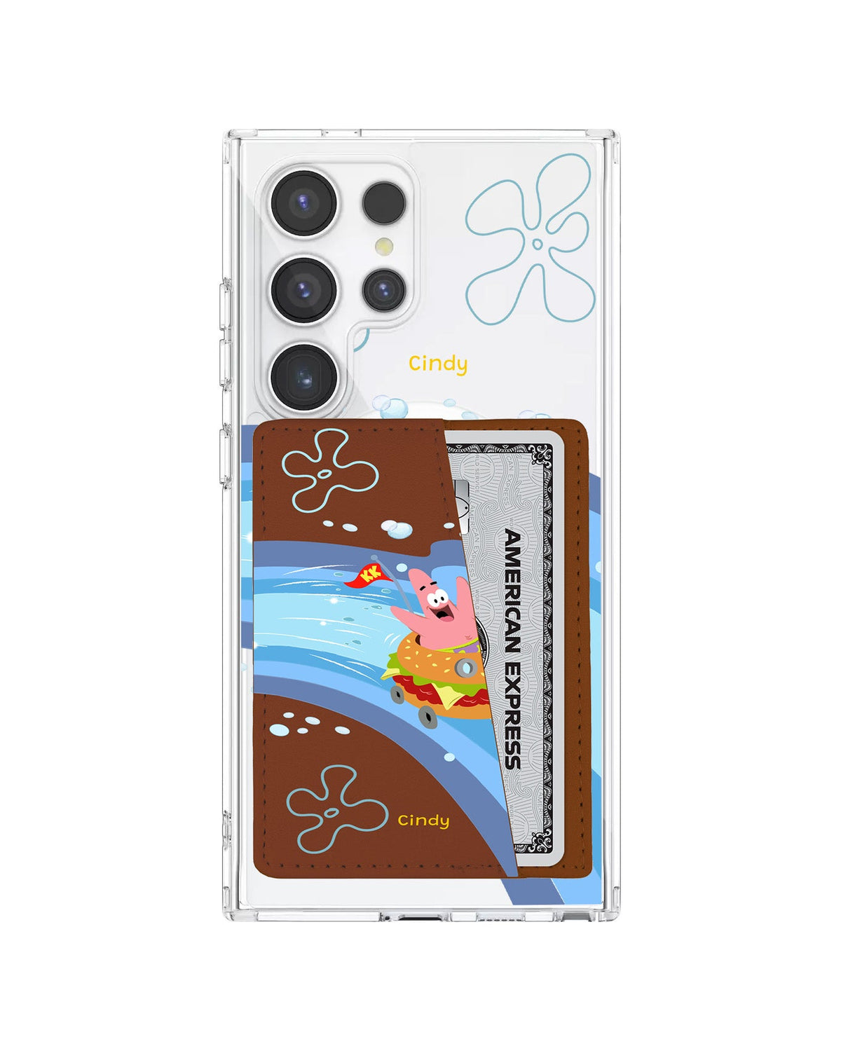 Android Leather Wallet Case - Spongebob Tour