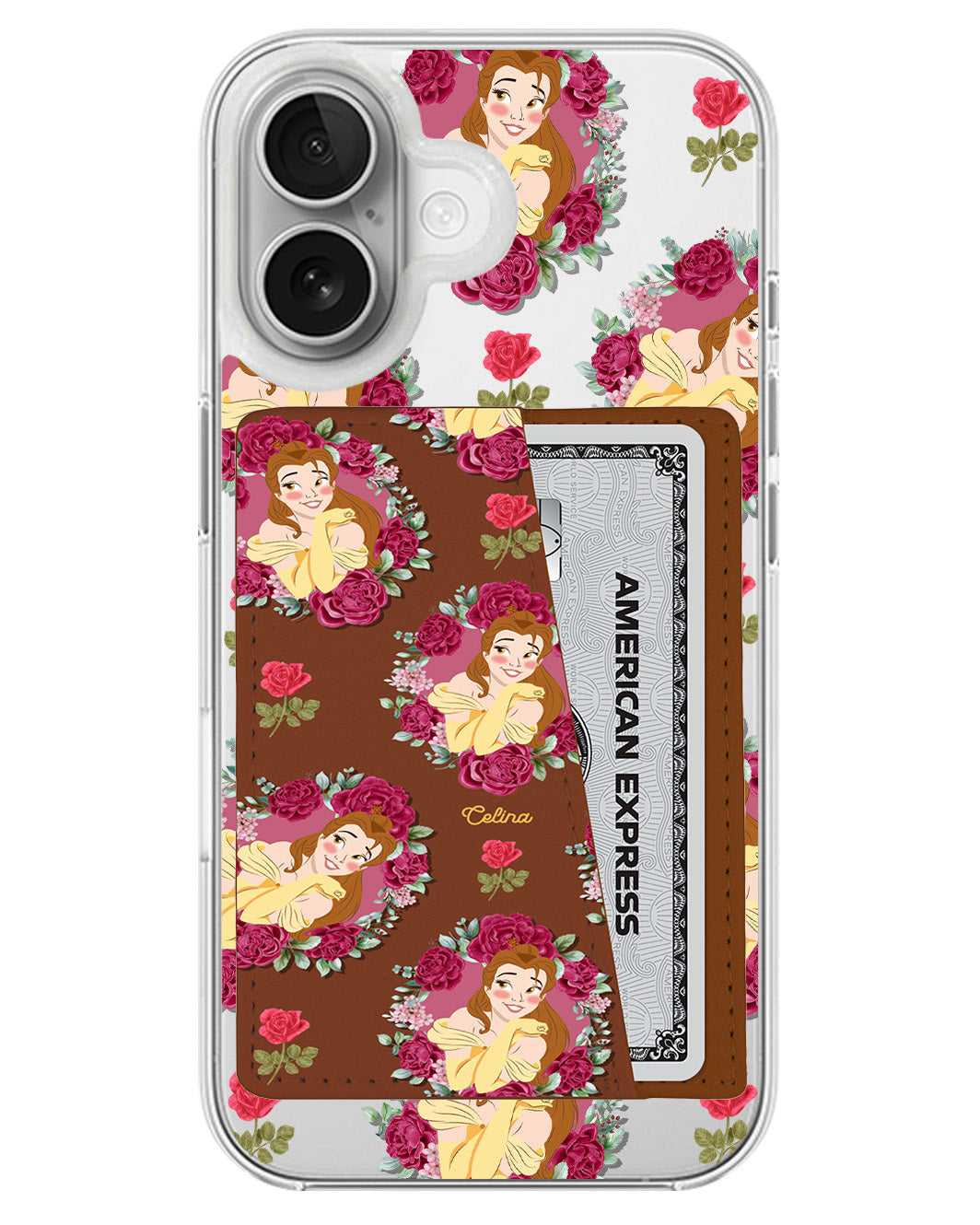 iPhone Leather Wallet Case - Belle