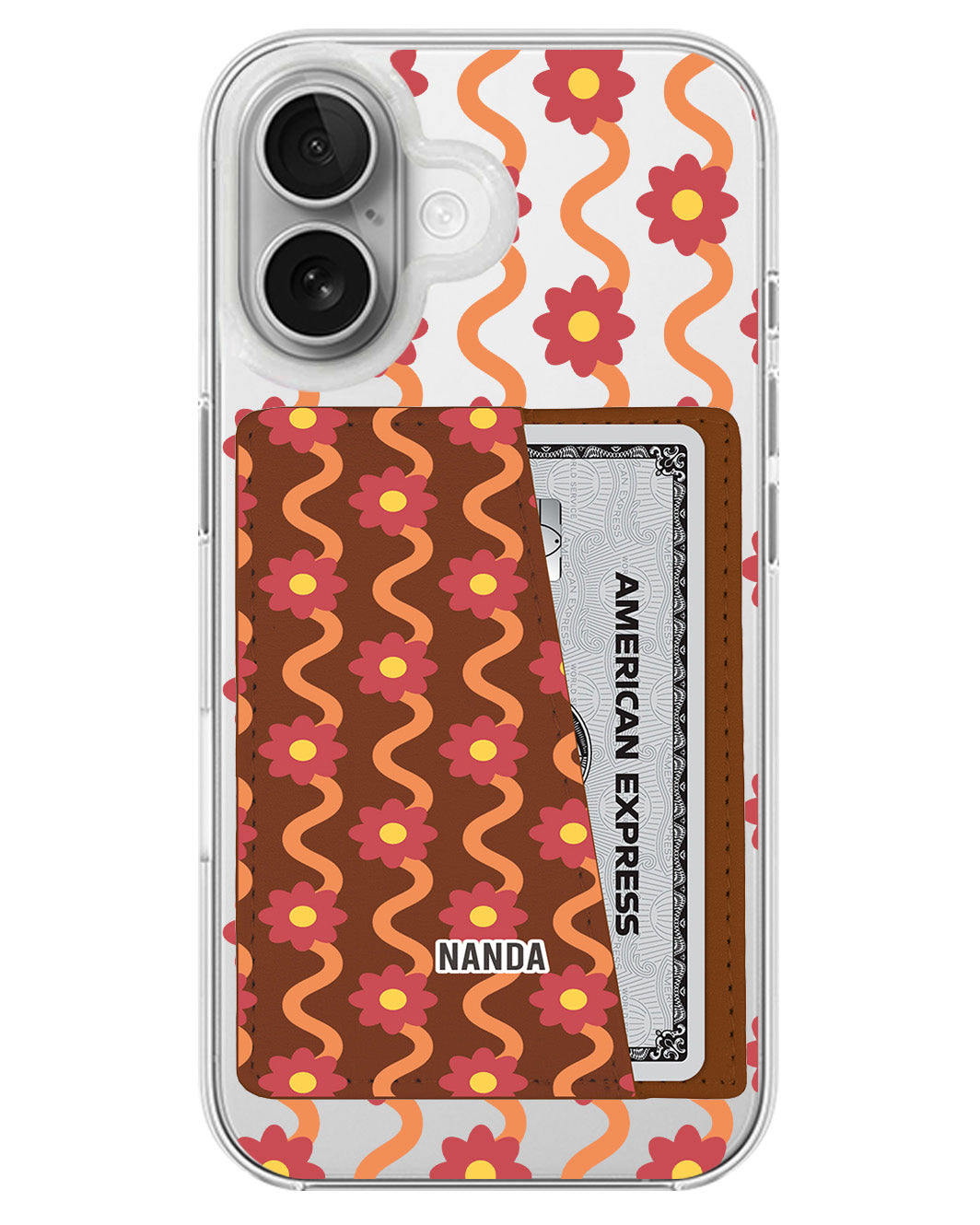 iPhone Leather Wallet Case - Marigold Melody
