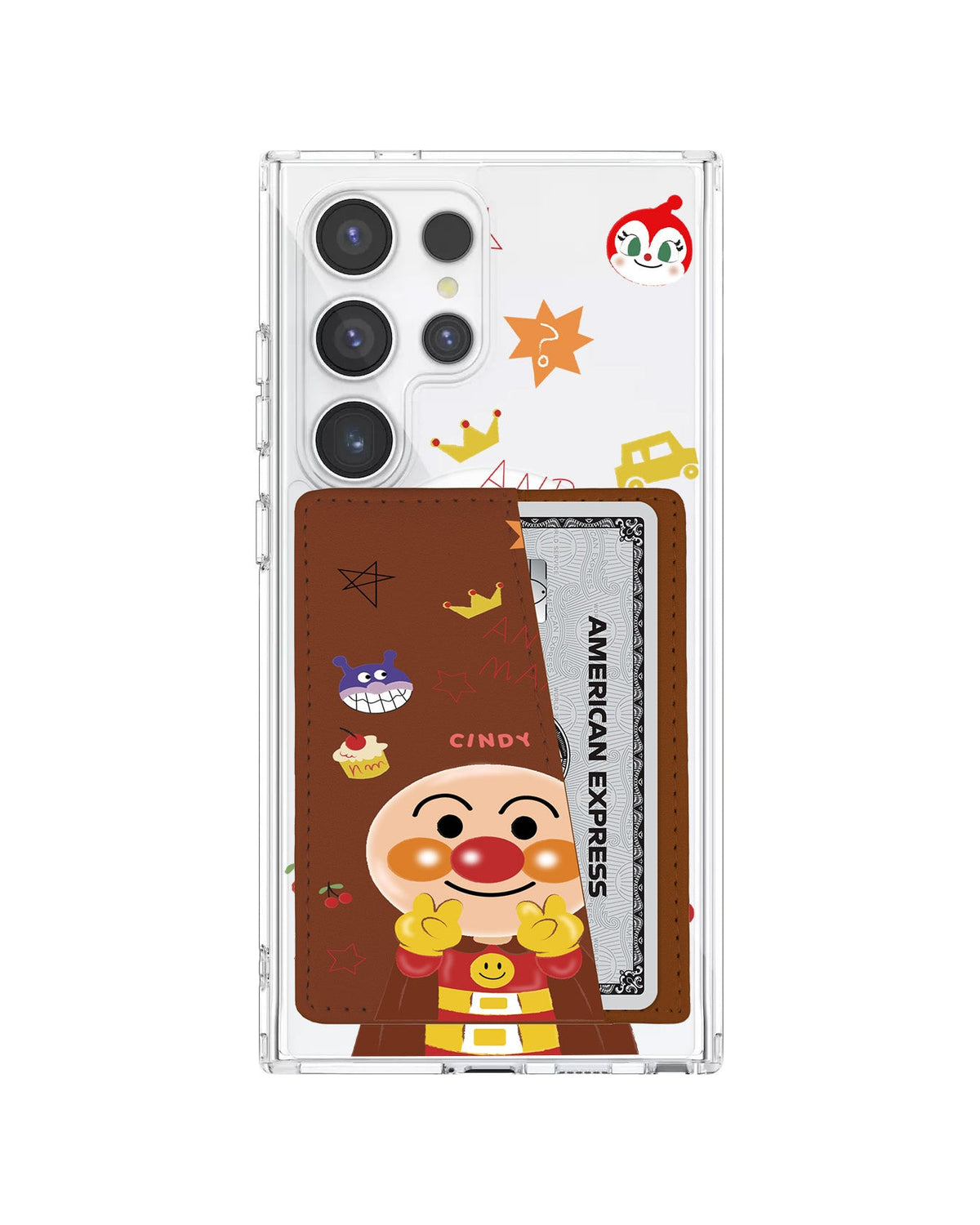 Android Leather Wallet Case - I'm Anpanman