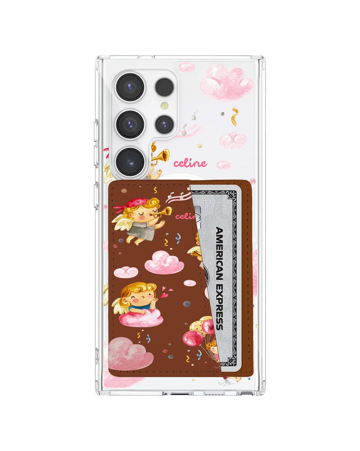 Android Leather Wallet Case - Cupit In Love