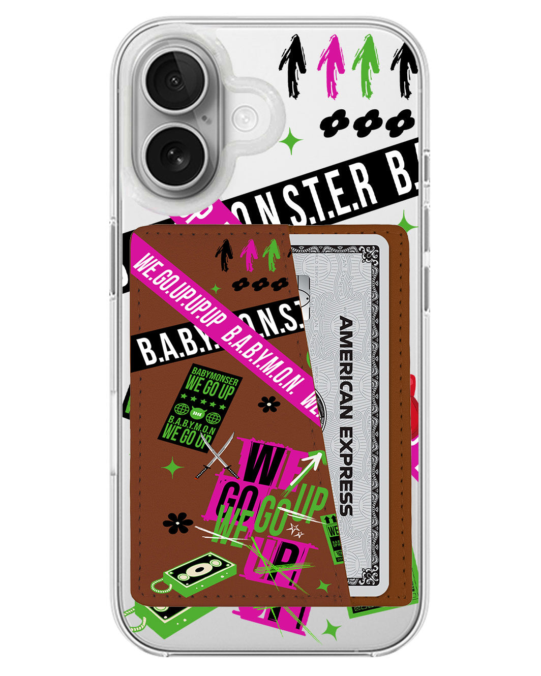 iPhone Leather Wallet Case - Babymon 5