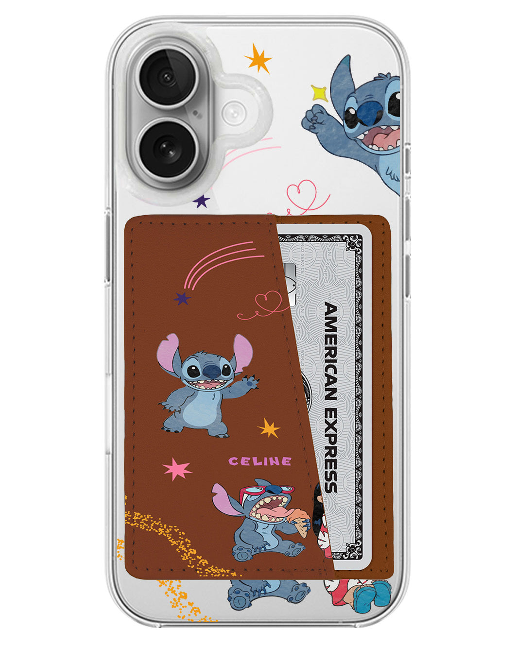 iPhone Leather Wallet Case - Stitch 2