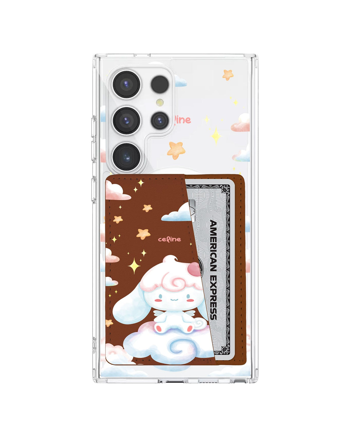 Android Leather Wallet Case - Cinnamoroll