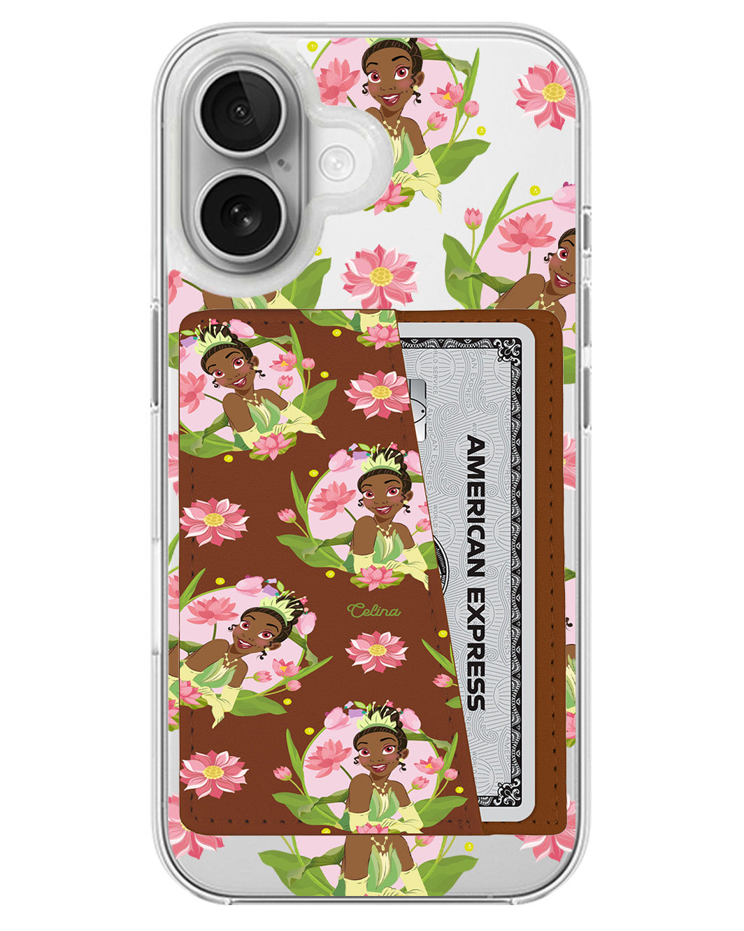 iPhone Leather Wallet Case - Tiana