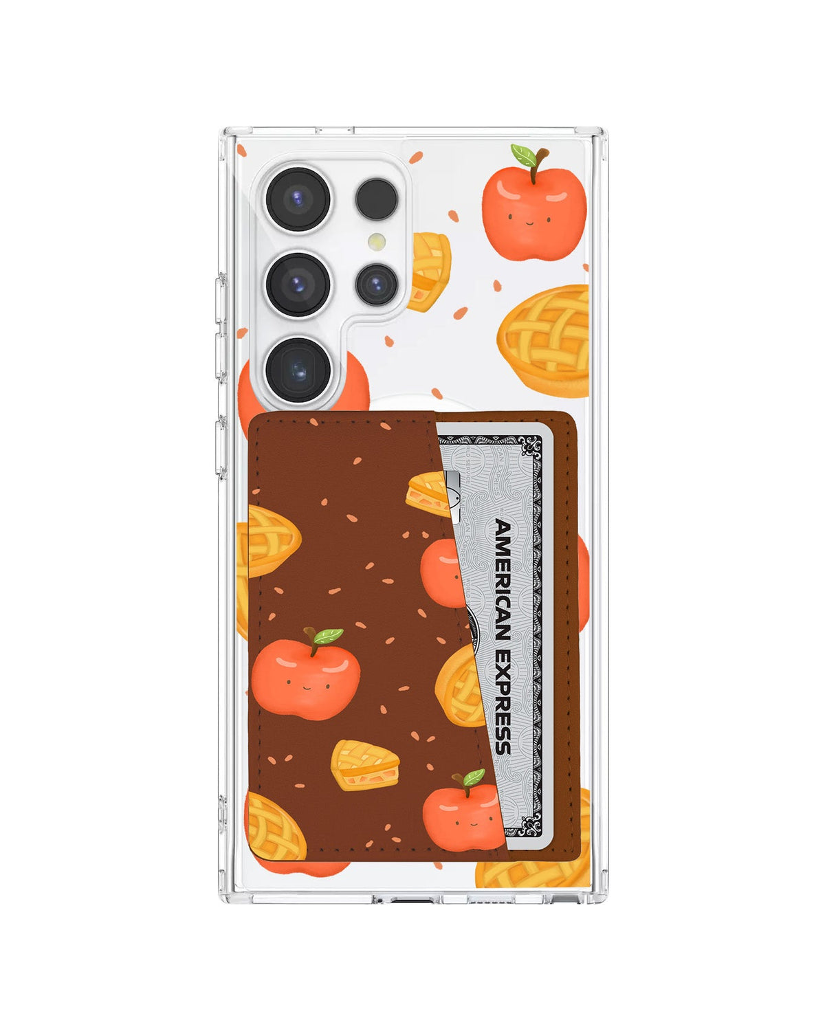 Android Leather Wallet Case - Apple Pie