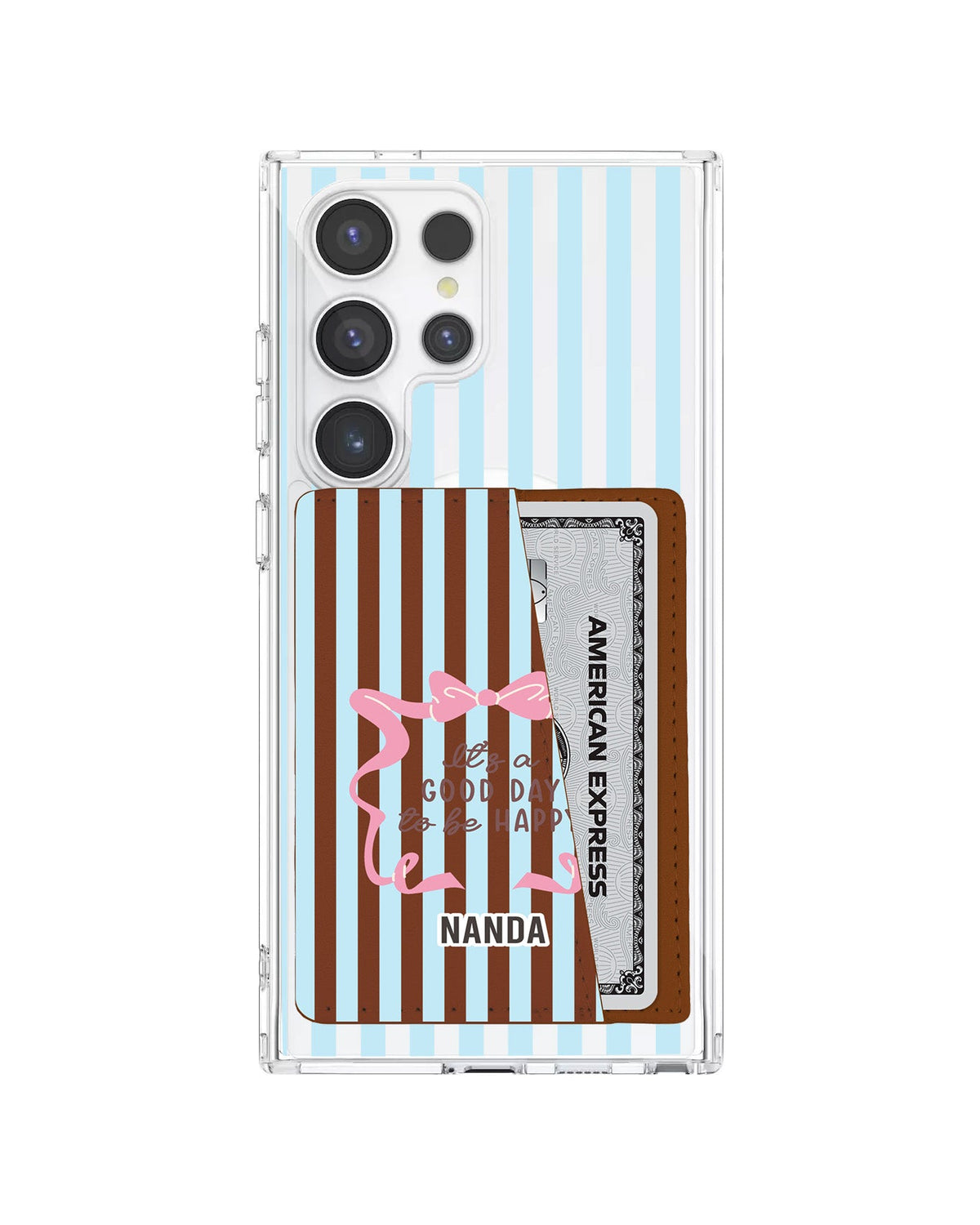 Android Leather Wallet Case - Good Day Energy