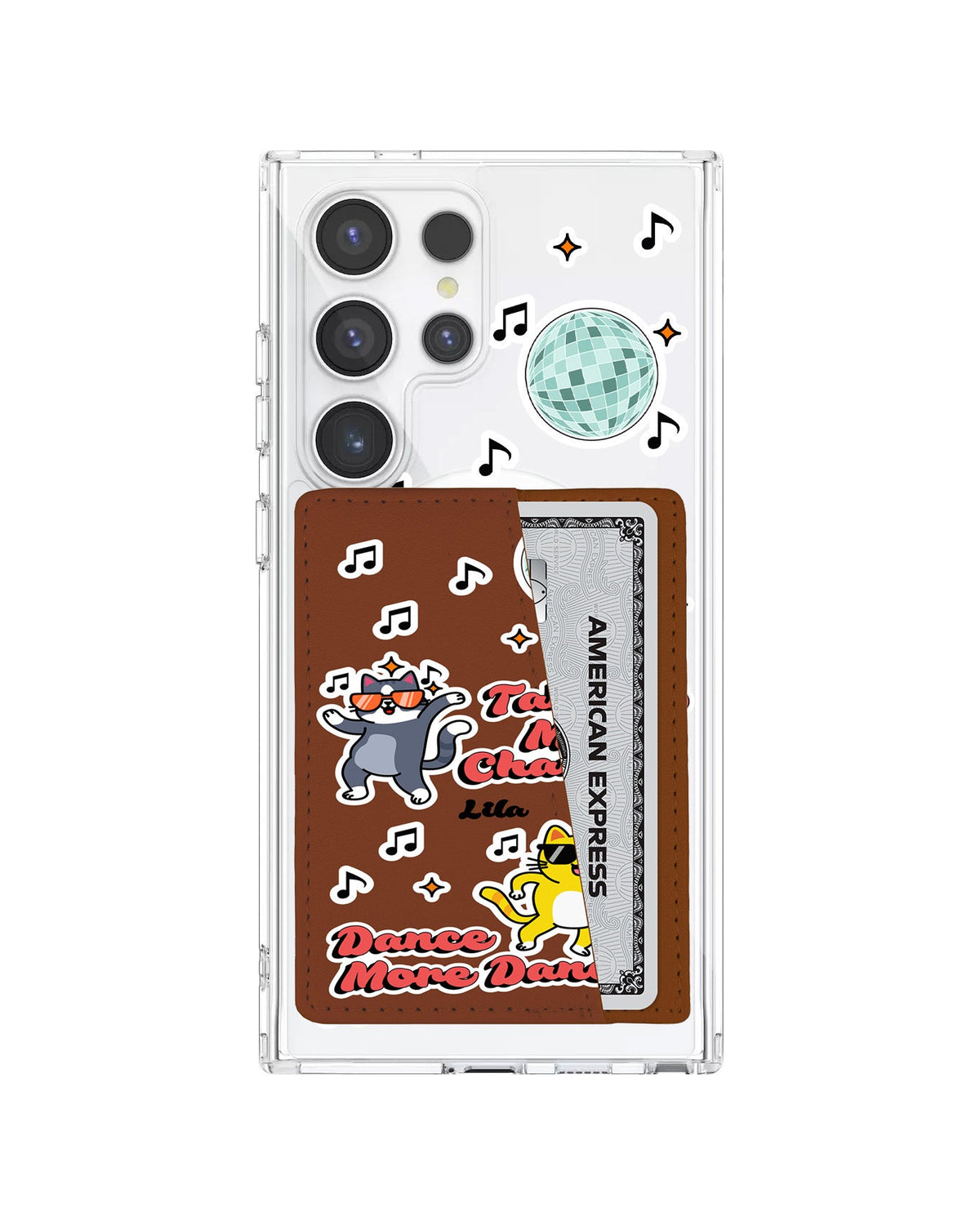 Android Leather Wallet Case - Dance Pawty
