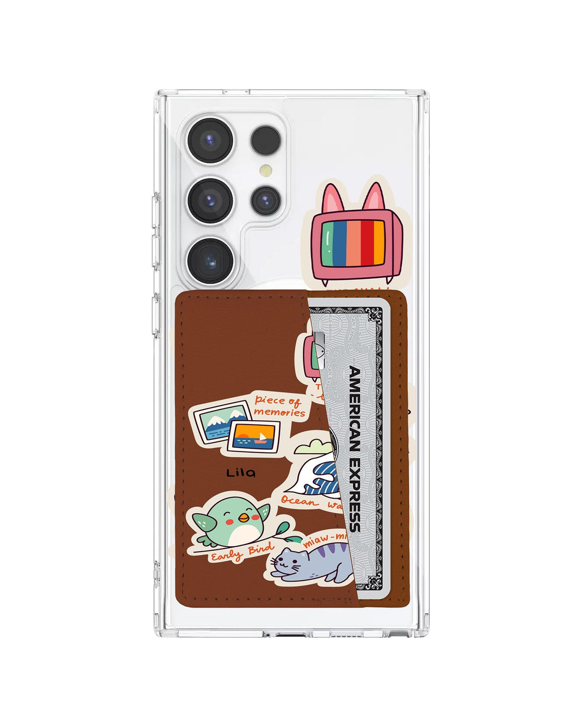 Android Leather Wallet Case - Nostalgic Day