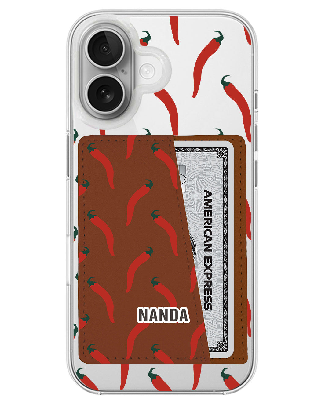 iPhone Leather Wallet Case - Hot Stuff
