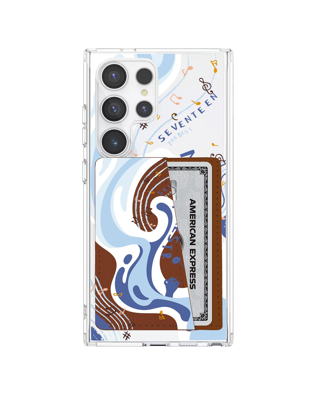 Android Leather Wallet Case - Seventeen 1