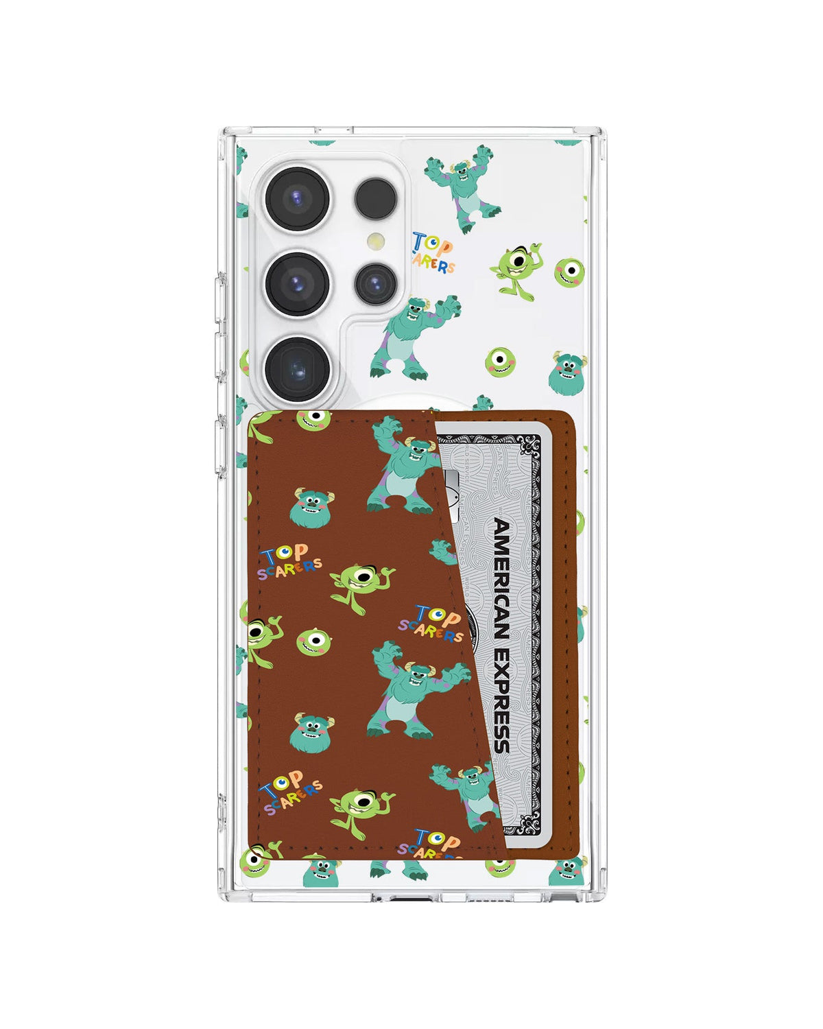Android Leather Wallet Case - Monser Top Scarers