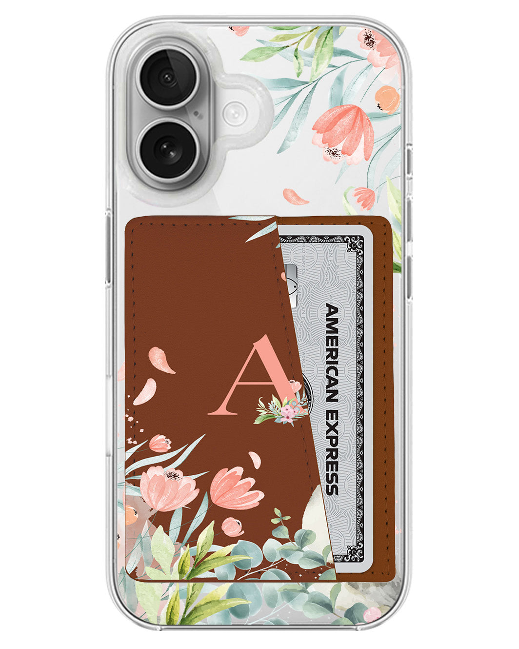 iPhone Leather Wallet Case - Flower Bloom