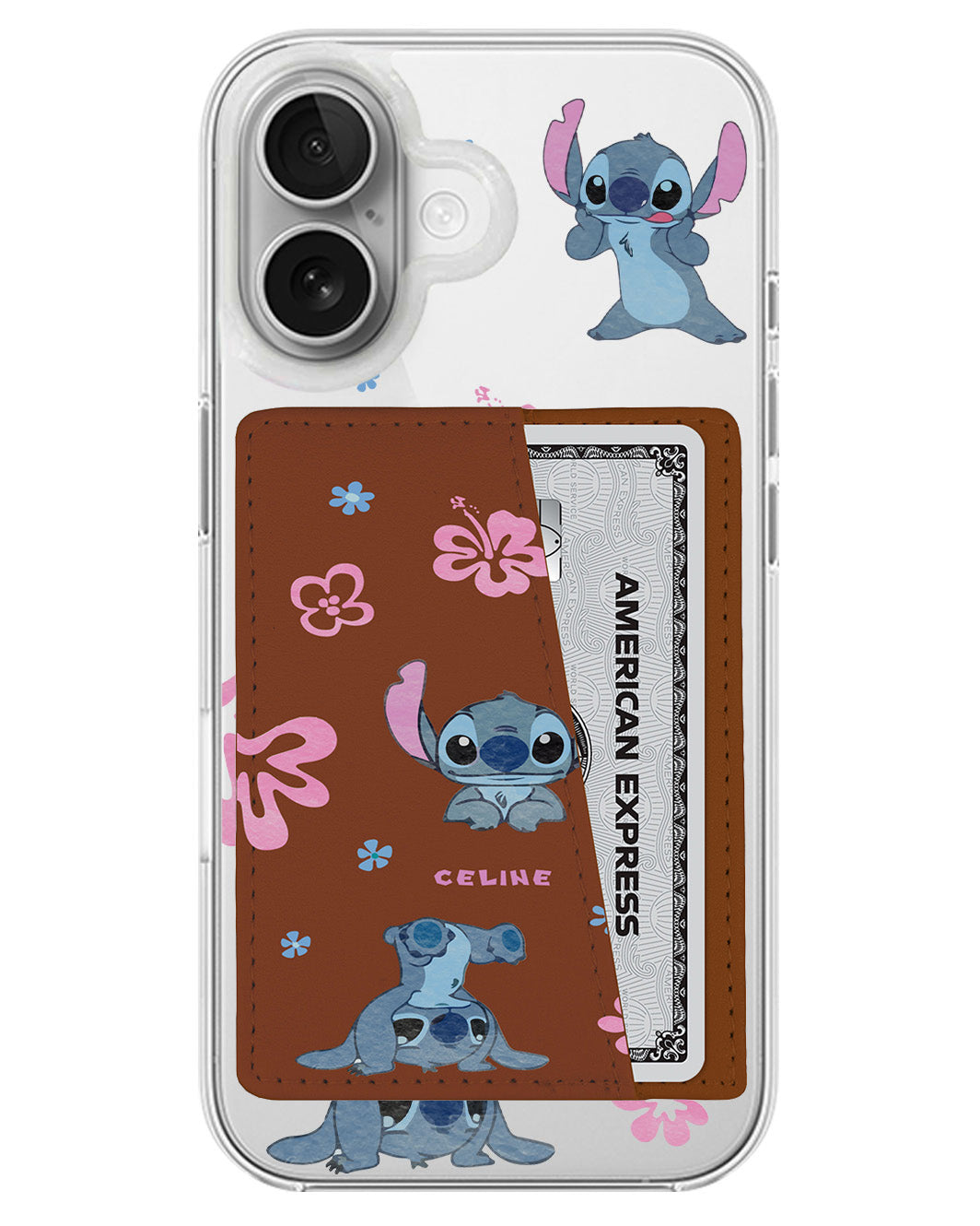 iPhone Leather Wallet Case - Stitch 1