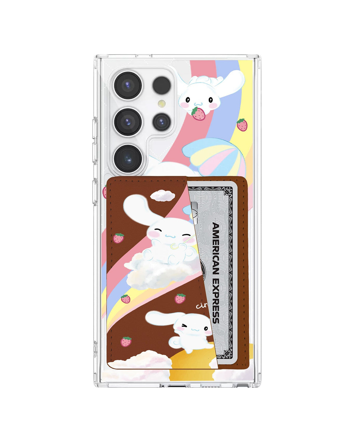 Android Leather Wallet Case - Cinnamoroll Play
