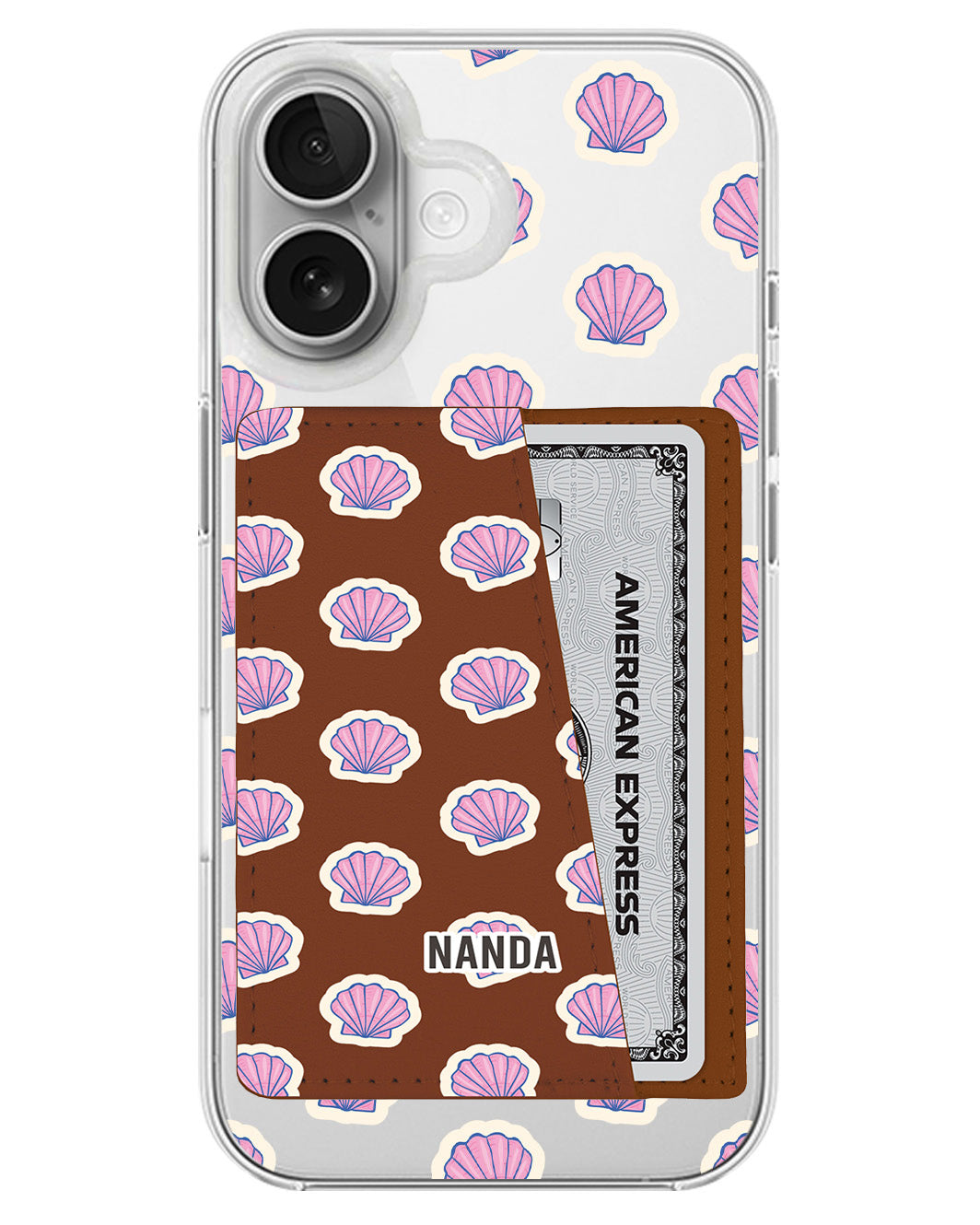 iPhone Leather Wallet Case - Mermaid Treasure