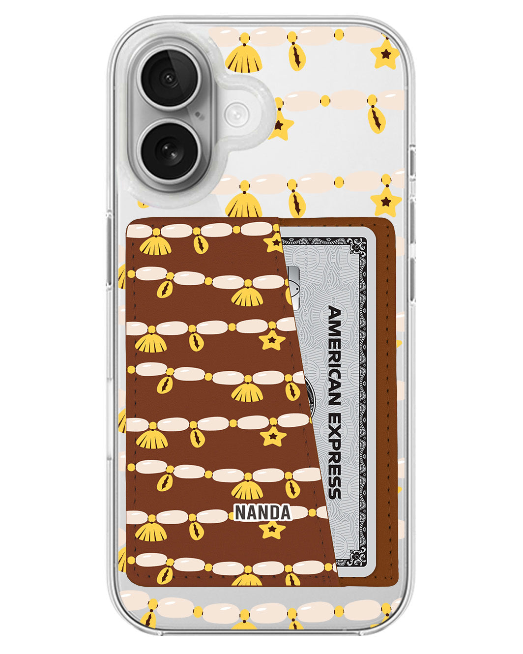 iPhone Leather Wallet Case - Sea Treasure