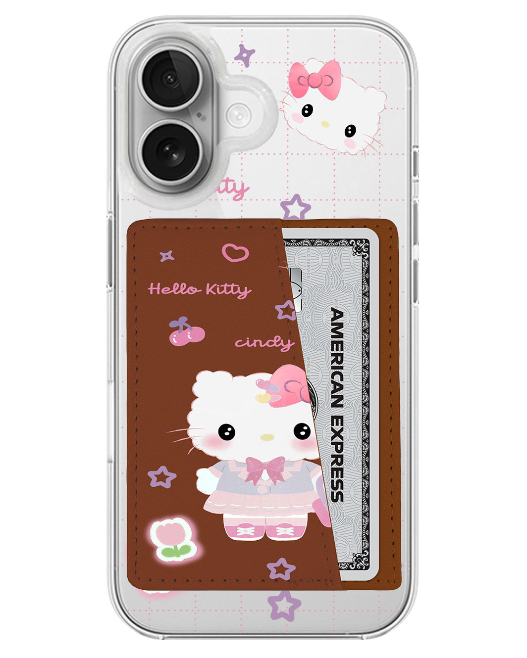 iPhone Leather Wallet Case - Kitty Fashion