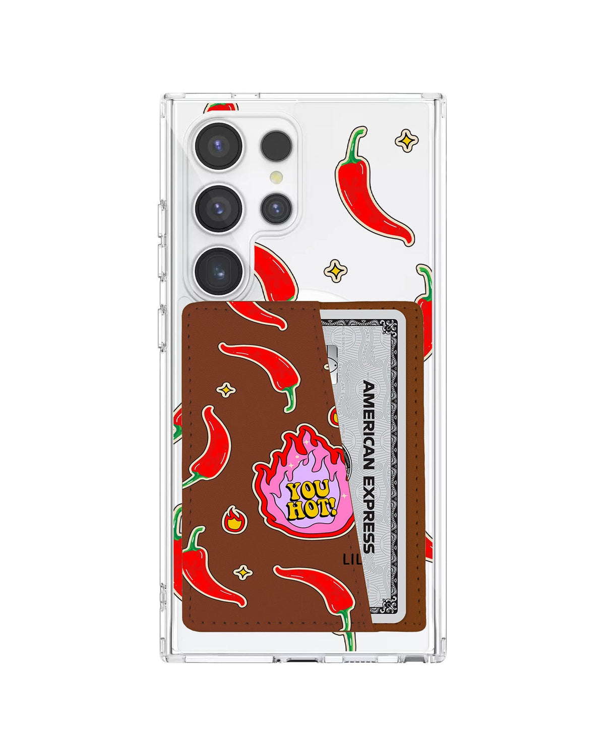 Android Leather Wallet Case - Too Hot To Handle