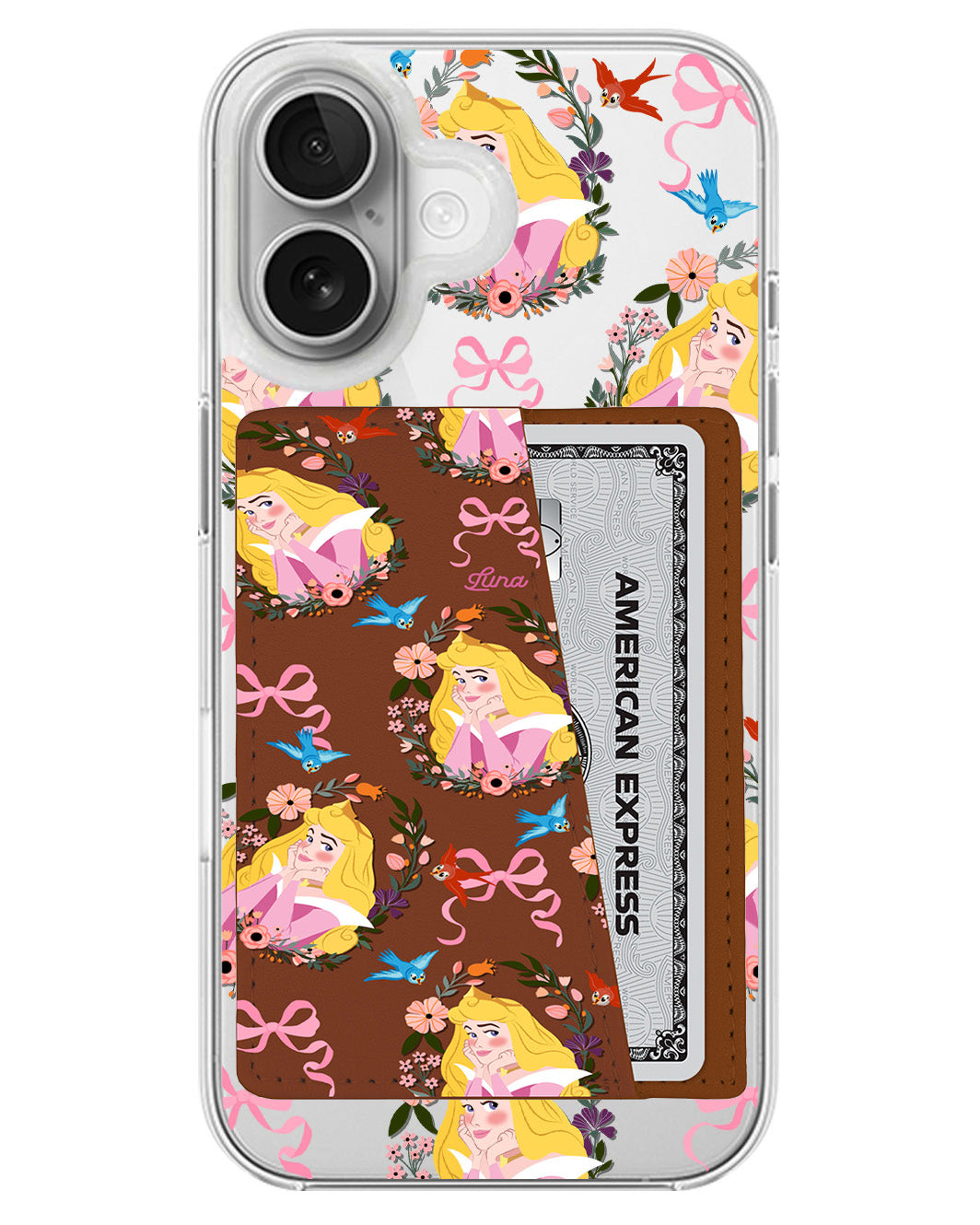 iPhone Leather Wallet Case - Aurora