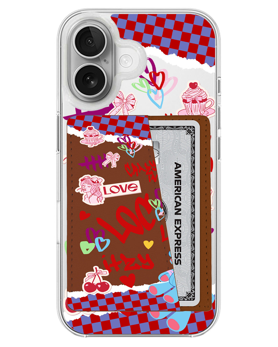 iPhone Leather Wallet Case - Itzy 1